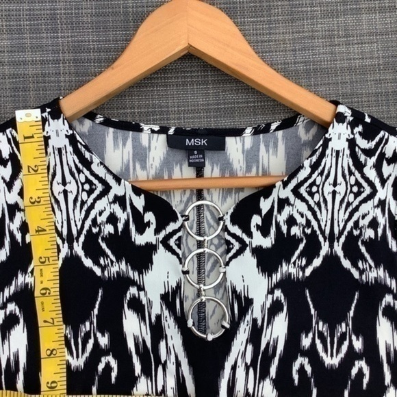 MSK pullover dress black & white - Picture 7 of 7